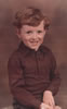 Me aged 4.  An early camouflage expert?!?