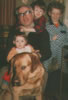 Kim, Grandad (his owner), Ann, me, and Stewart - early 1980's