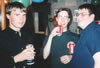 David, Scott and Graeme.  Graeme, David and I had just came back on holiday from Oban, straight to the party!
