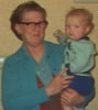 Grannie with baby Stewart
