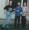 Mum and Dad with me outside Alloway Halls (on the day I moved out of home