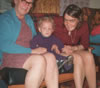 Grannie with baby Stewart and Aunt Isobel