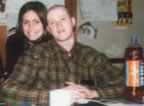 Helen and me at Coylton Mission - 2000