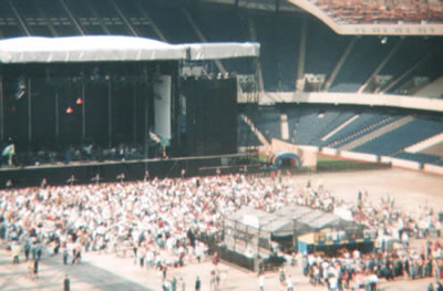 Murrayfield Stadium - venue for REM Concert in 1995